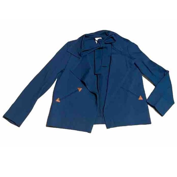 Lacoste Jackets & Blazers - Lacoste Blue Casual Tie Blazer Size 42